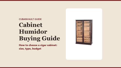 Cabinet Humidor Buying Guide: CubanVault guide