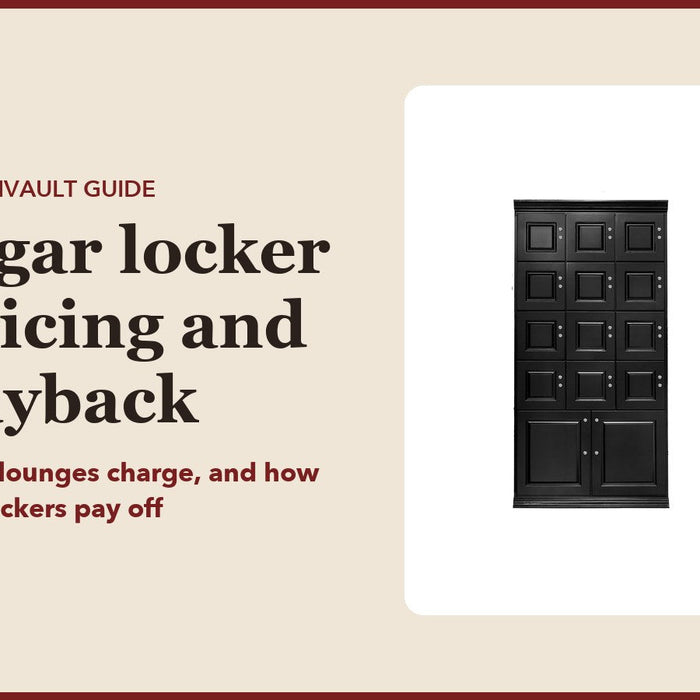 Cigar locker pricing and payback: CubanVault guide