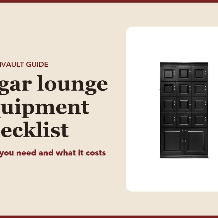 Cigar lounge equipment checklist: CubanVault guide