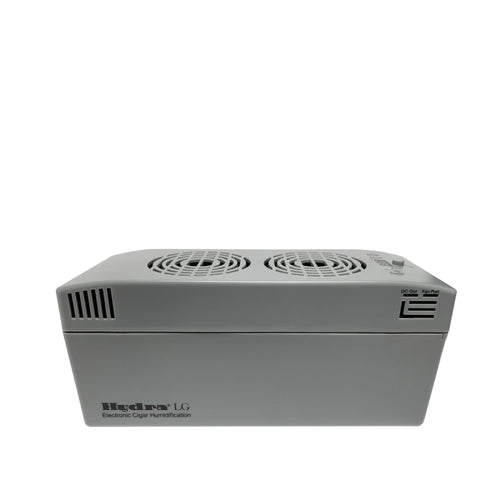 Hydra LG electronic cigar humidifier with LED humidity display and fans