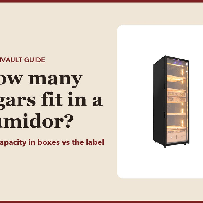 How many cigars fit in a humidor?: CubanVault guide