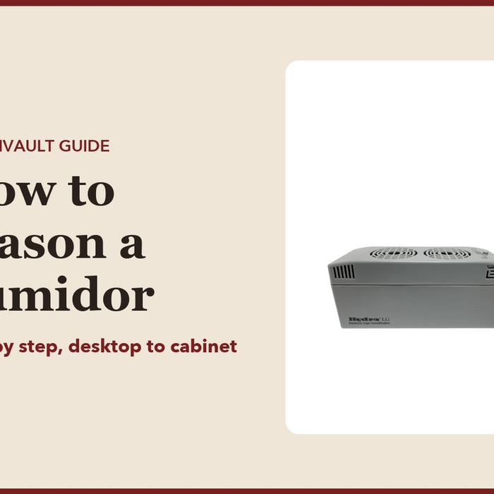 How to season a humidor: CubanVault guide