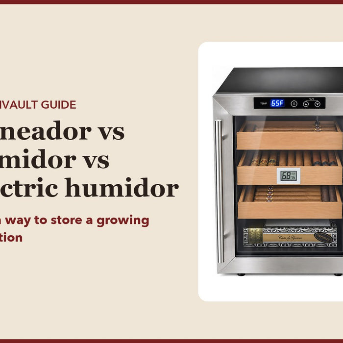 Wineador vs humidor vs electric humidor: CubanVault guide