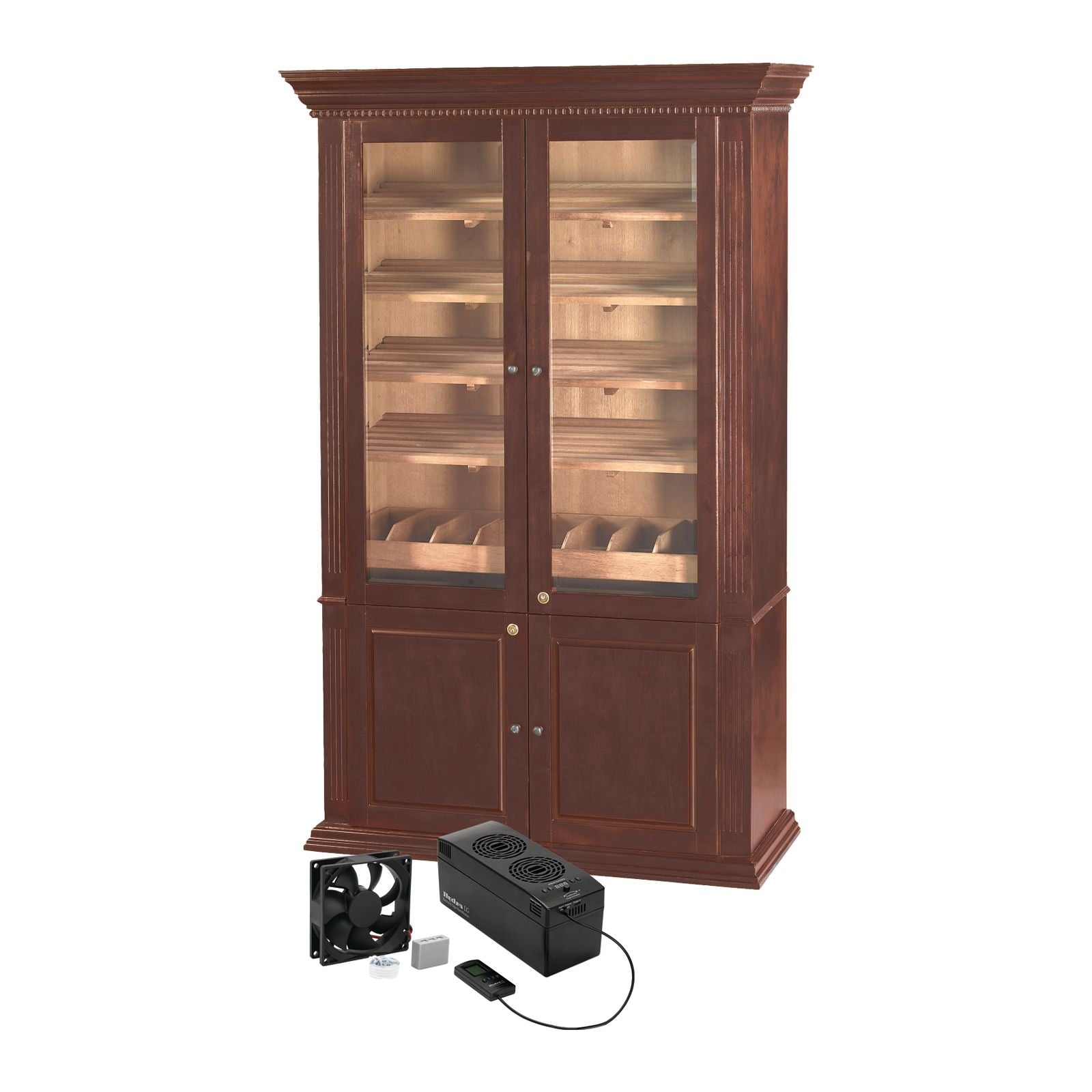 Humidor Supreme Commercial Display Humidor 5000 Kit with Hydra Turbo