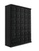 Humidor Supreme Large Cigar Locker Humidor, Black