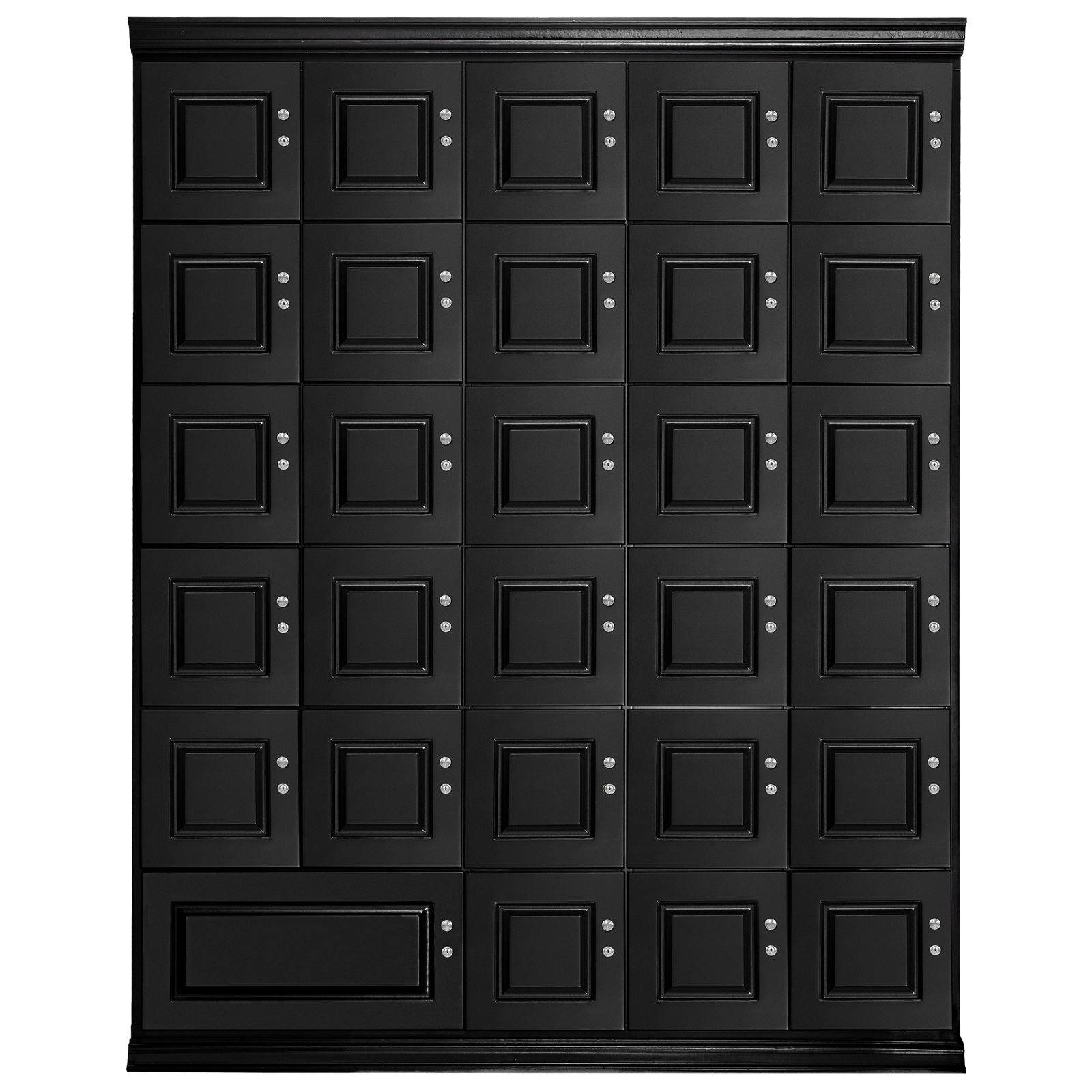 Humidor Supreme Large Cigar Locker Humidor, Black