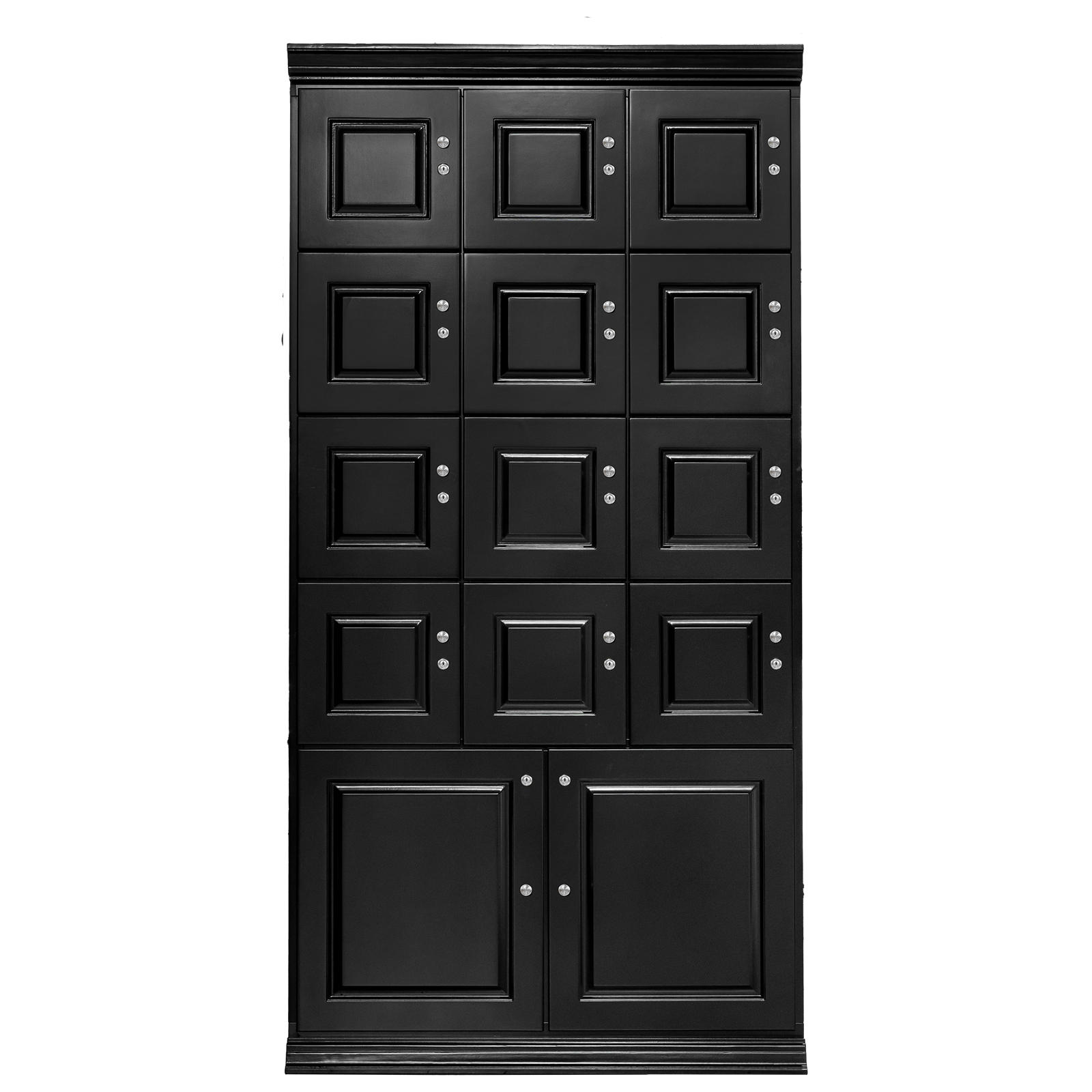 Humidor Supreme Cigar Locker Humidor, Black