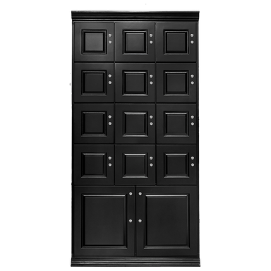 Humidor Supreme Cigar Locker Humidor, Black