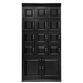 14-locker cigar locker humidor, front view
