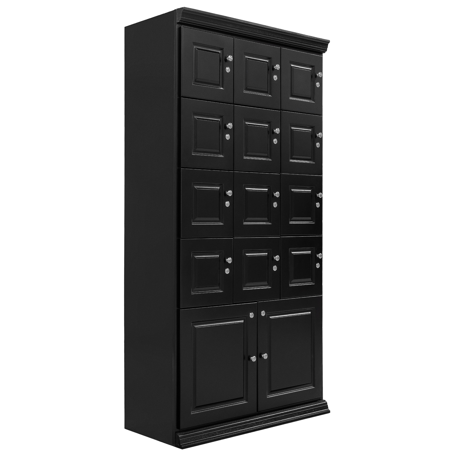 Humidor Supreme Cigar Locker Humidor, Black