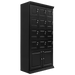 Humidor Supreme Cigar Locker Humidor, Black