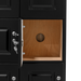 Humidor Supreme Cigar Locker Humidor, Black