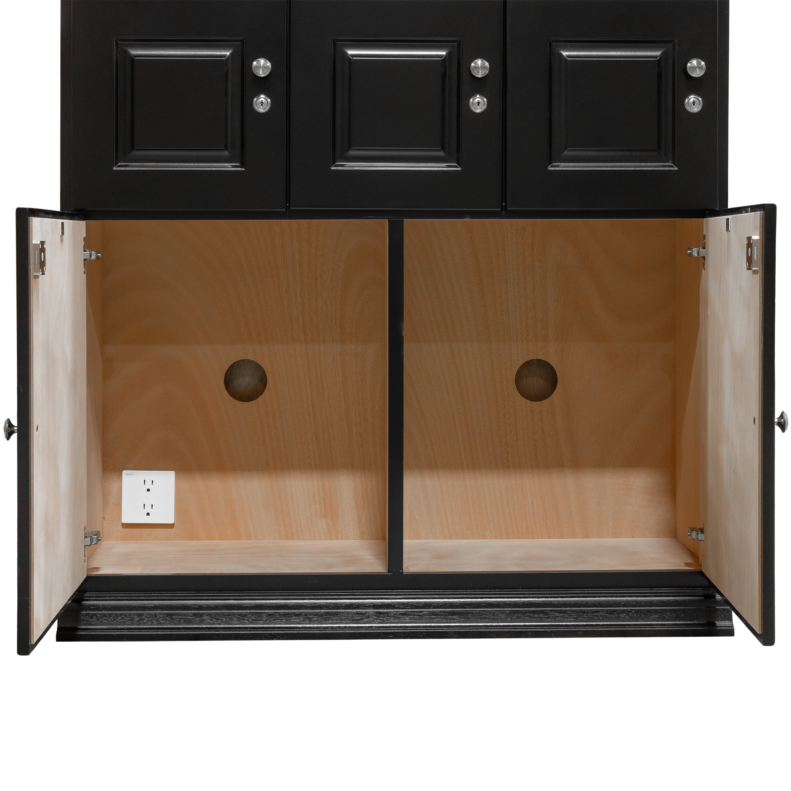 Humidor Supreme Cigar Locker Humidor, Black