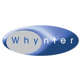 Blue and silver whynter logo sticker.