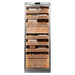 Raching CT48A 4,000-Cigar Stainless Steel Electric Cabinet cigar humidor, front view