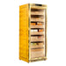 Raching MON2800A 1,500-Cigar Electric Cabinet cigar humidor, golden burl finish