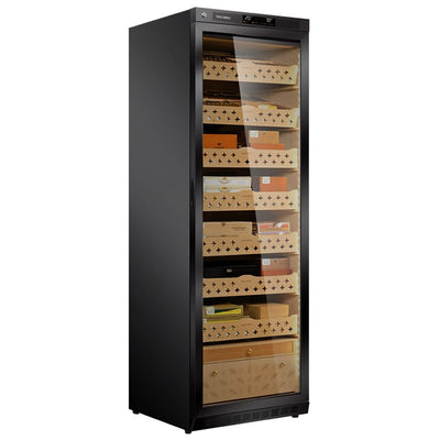 Raching MON3800A 1,800-Cigar Electric Cabinet cigar humidor, black