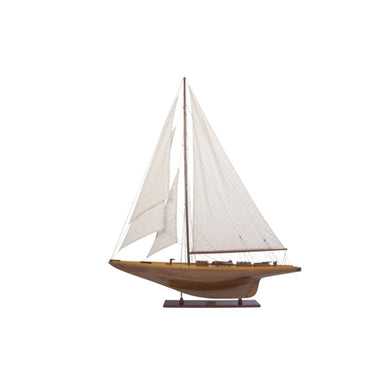 Authentic Models Wood Shamrock Yacht