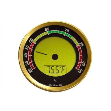 Caliber 4R IV R Gold Digital Hygrometer by Prestige Import 